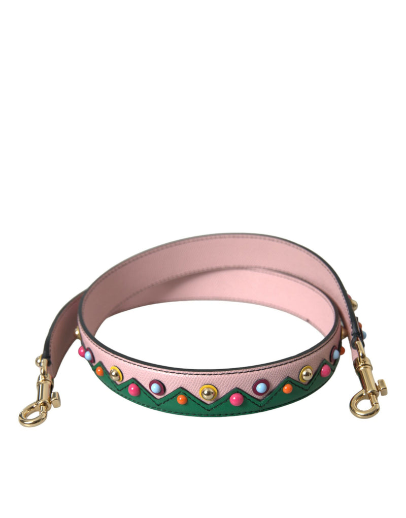 Pink Leather Handbag Accessory Shoulder Strap-Dolce & Gabbana-LabelTerrace.com