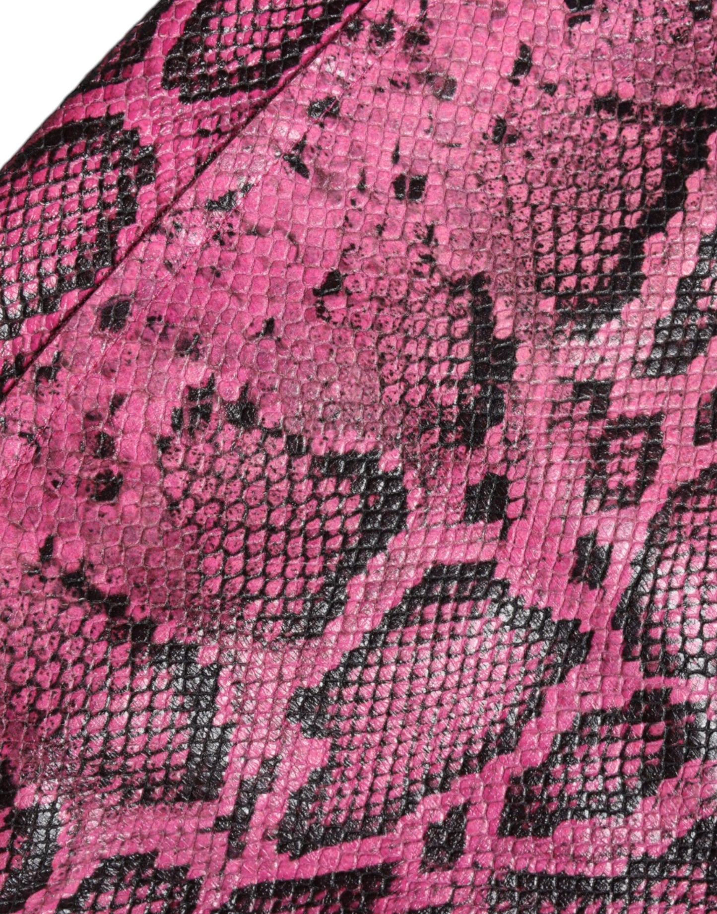 Pink Leather High Waist Hot Pants Shorts-Dolce & Gabbana-LabelTerrace.com