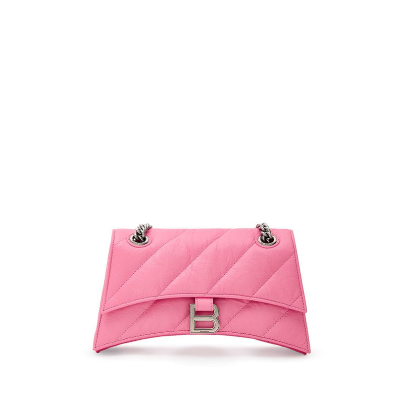 Pink Leather Shoulder Bag-Balenciaga-LabelTerrace.com