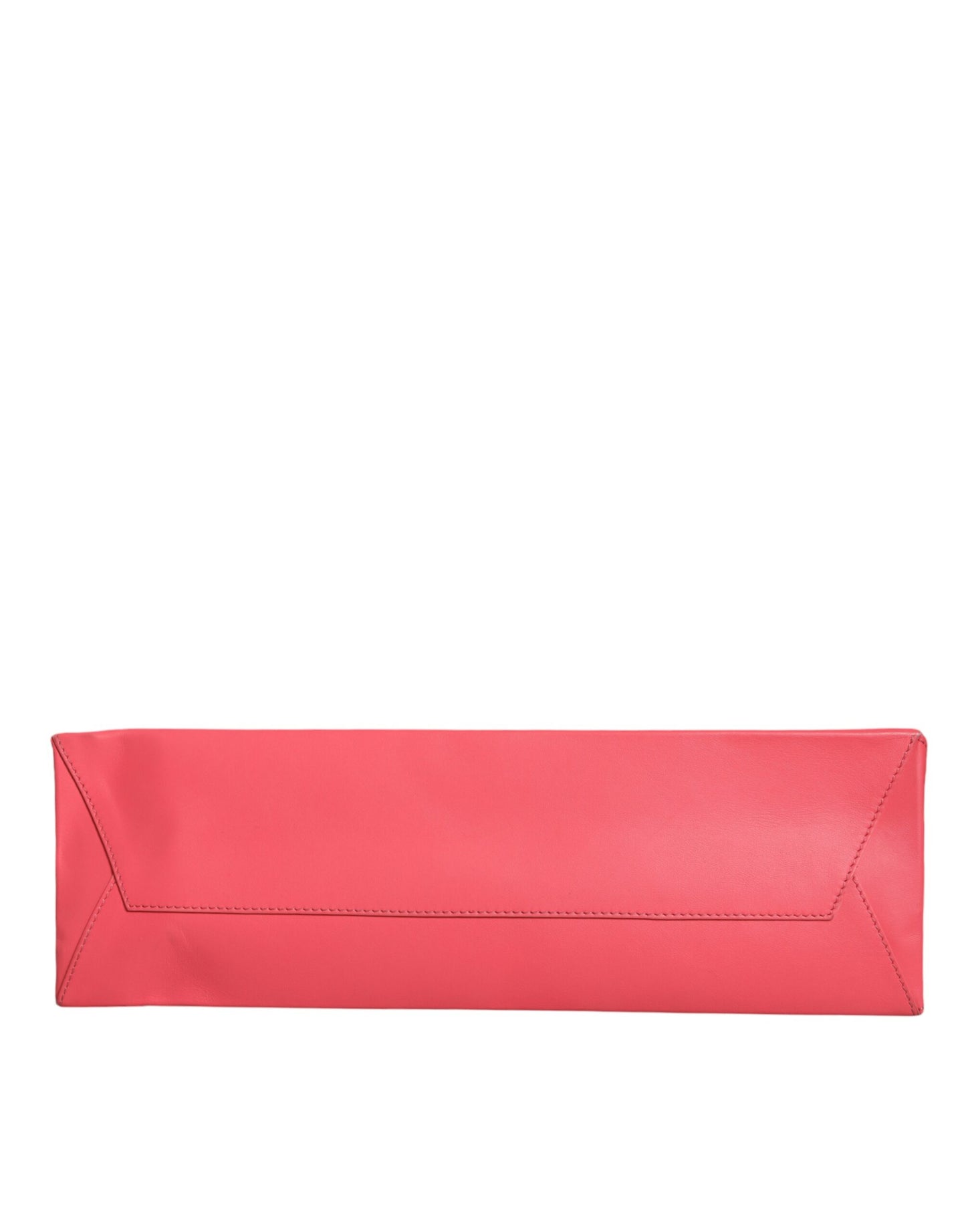 Pink Leather Weekend Wednesday Shopping Tote Bag-Alberta Ferretti-LabelTerrace.com