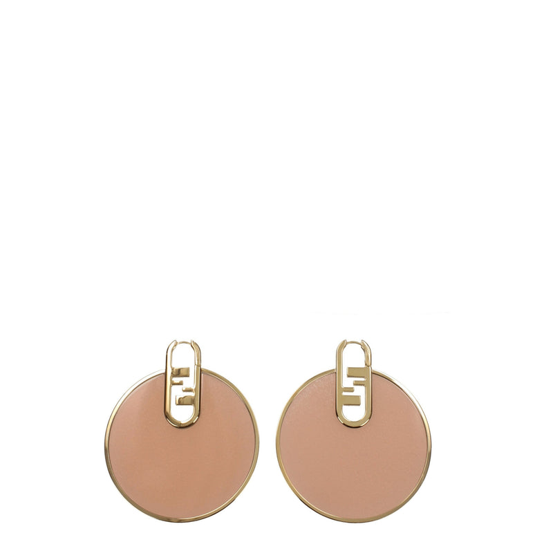 Pink Plexiglass Earrings-Fendi-LabelTerrace.com