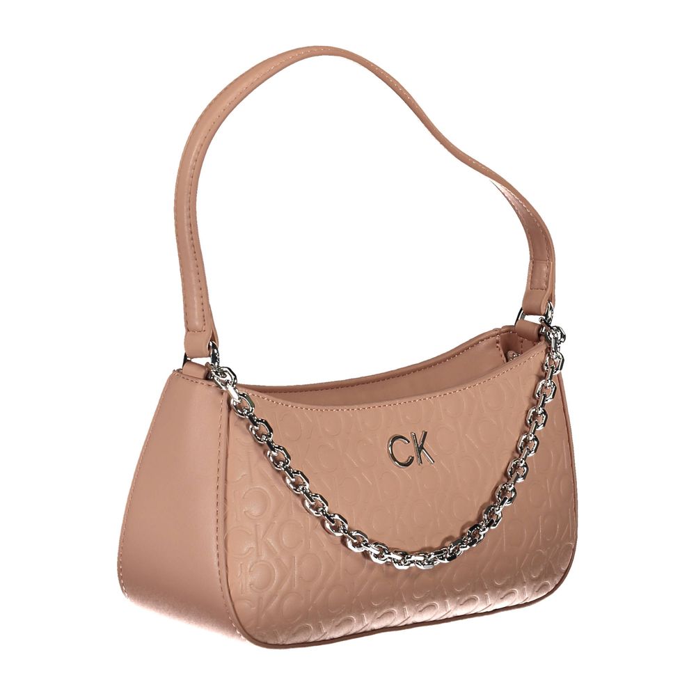 Pink Polyester Women Handbag-Calvin Klein-LabelTerrace.com