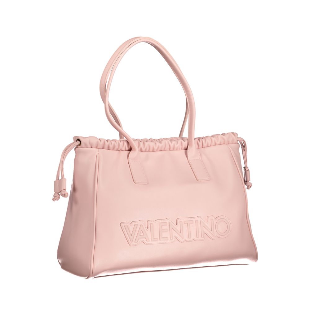Pink Polyethylene Handbag-Mario Valentino-LabelTerrace.com