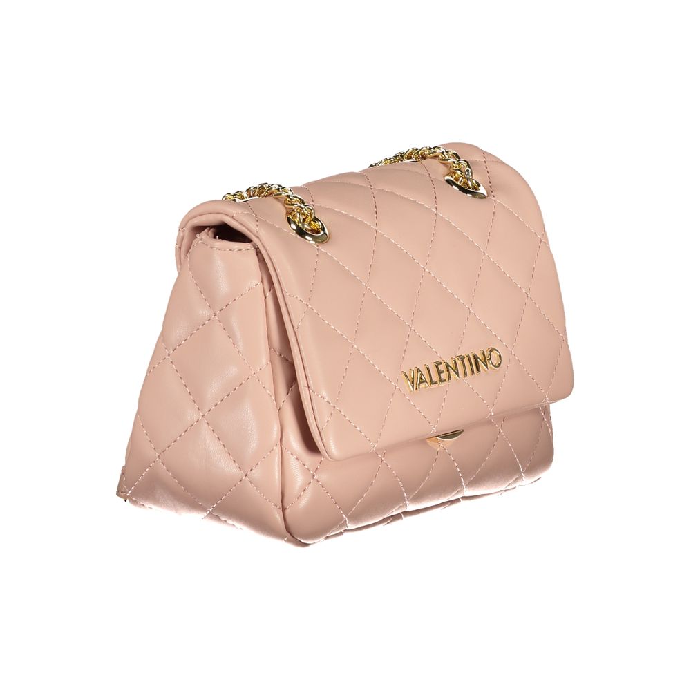 Pink Polyethylene Women Handbag-Mario Valentino-LabelTerrace.com
