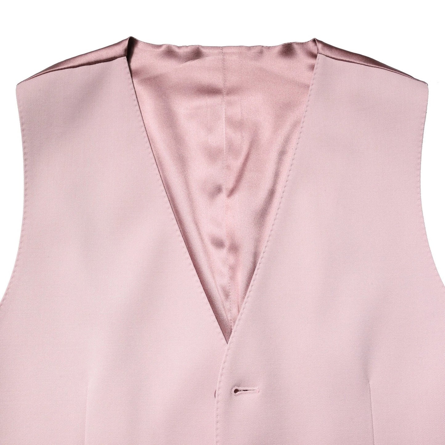 Pink Wool Dress Formal Men Waistcoat Vest-Dolce & Gabbana-LabelTerrace.com