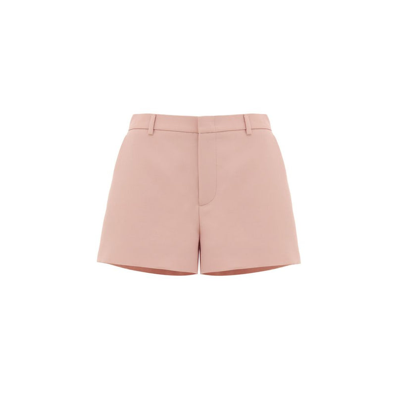 Pink Wool Shorts