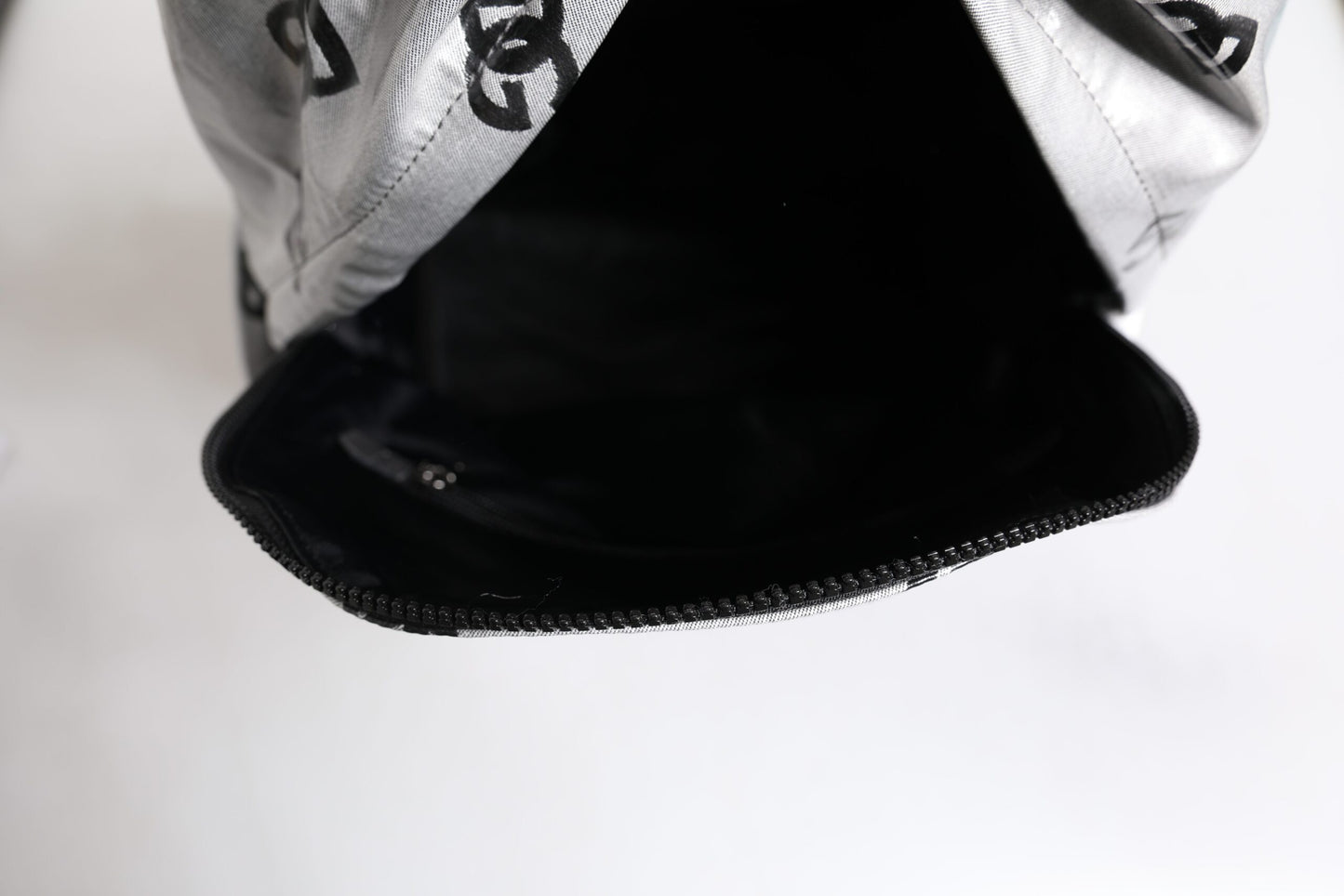 Polyester Gray Black DG Logo Plaque Backpack Bag-Dolce & Gabbana-LabelTerrace.com