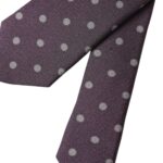 Purple 100% Silk Polka Dot Adjustable Men Tie-Dolce & Gabbana-LabelTerrace.com