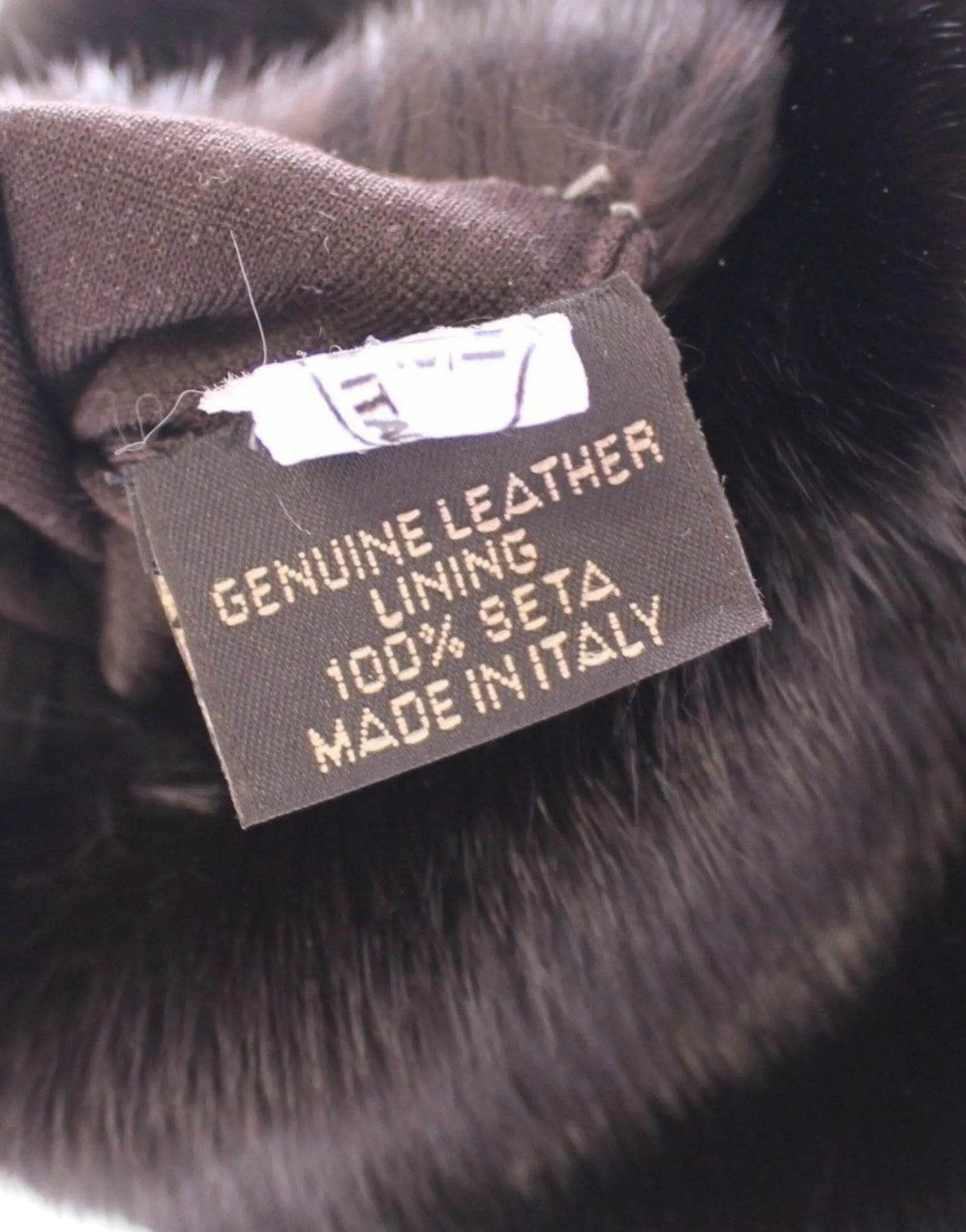 Purple Mink Fur Goatskin Suede Leather Gloves-Dolce & Gabbana-LabelTerrace.com