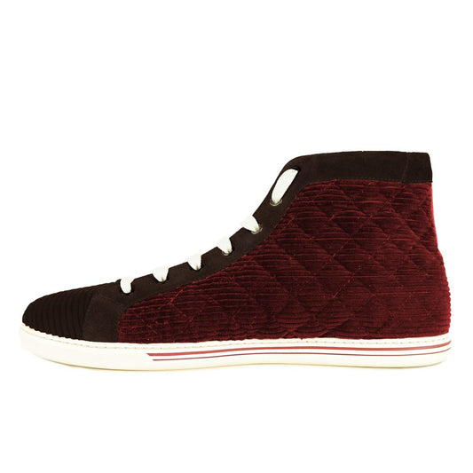 Red Calfskin Sneaker-Dolce & Gabbana-LabelTerrace.com