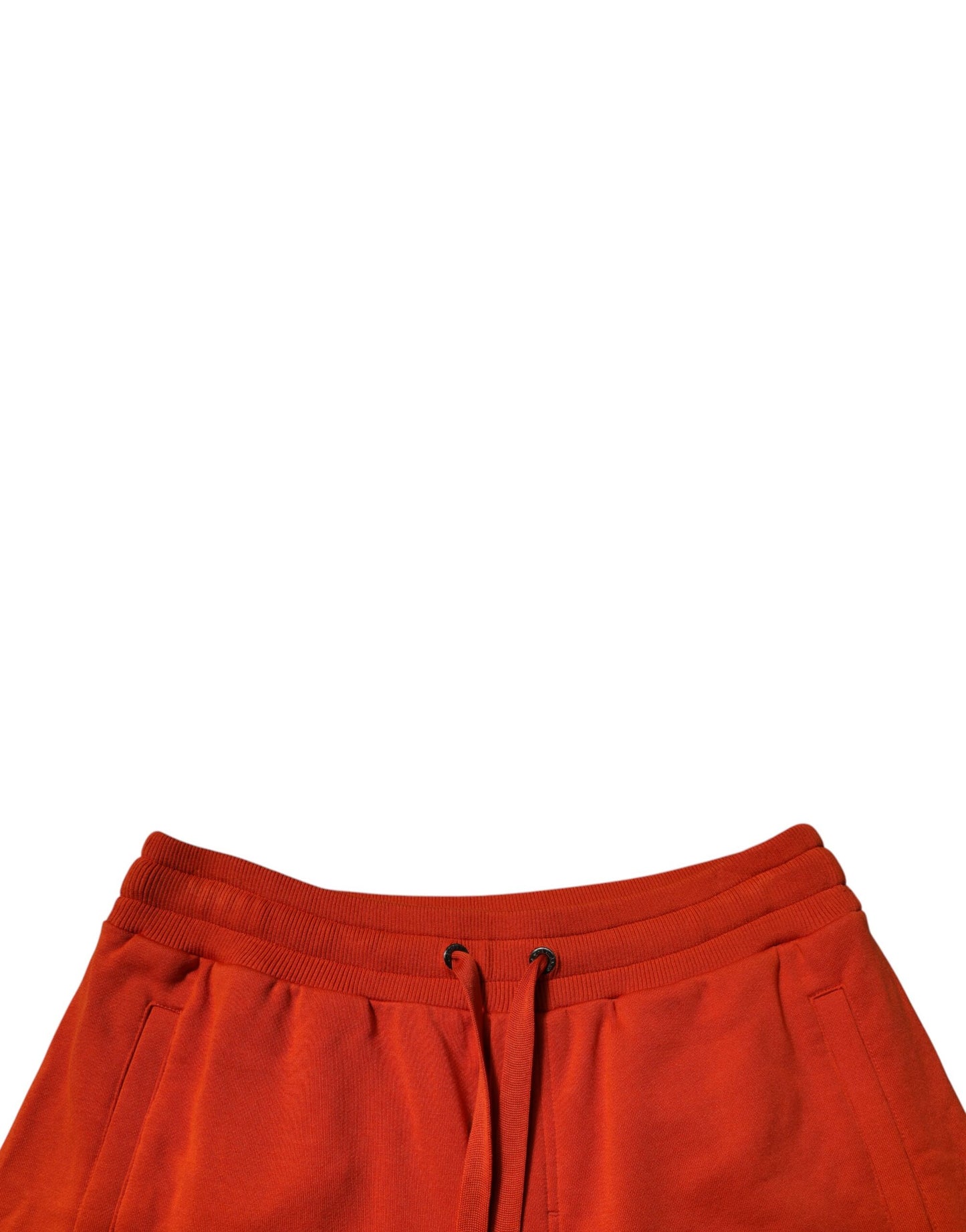 Red Cotton Blend Mid Waist Men Bermuda Shorts-Dolce & Gabbana-LabelTerrace.com