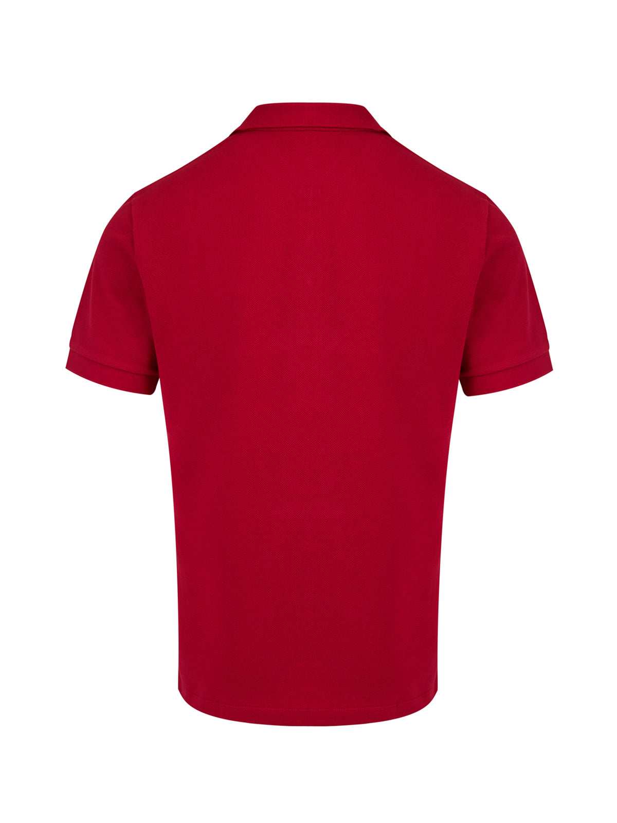 Red Cotton Collared Polo Shirt-Burberry-LabelTerrace.com