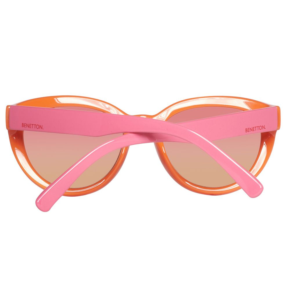Red Injected Sunglasses-Benetton-LabelTerrace.com