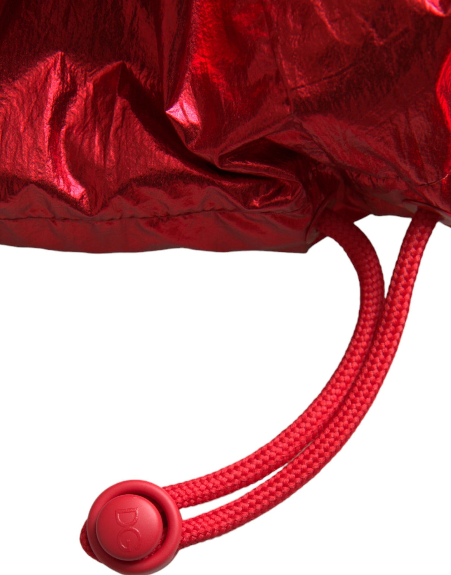 Red Nylon Hooded Pullover Sweatshirt Jacket-Dolce & Gabbana-LabelTerrace.com