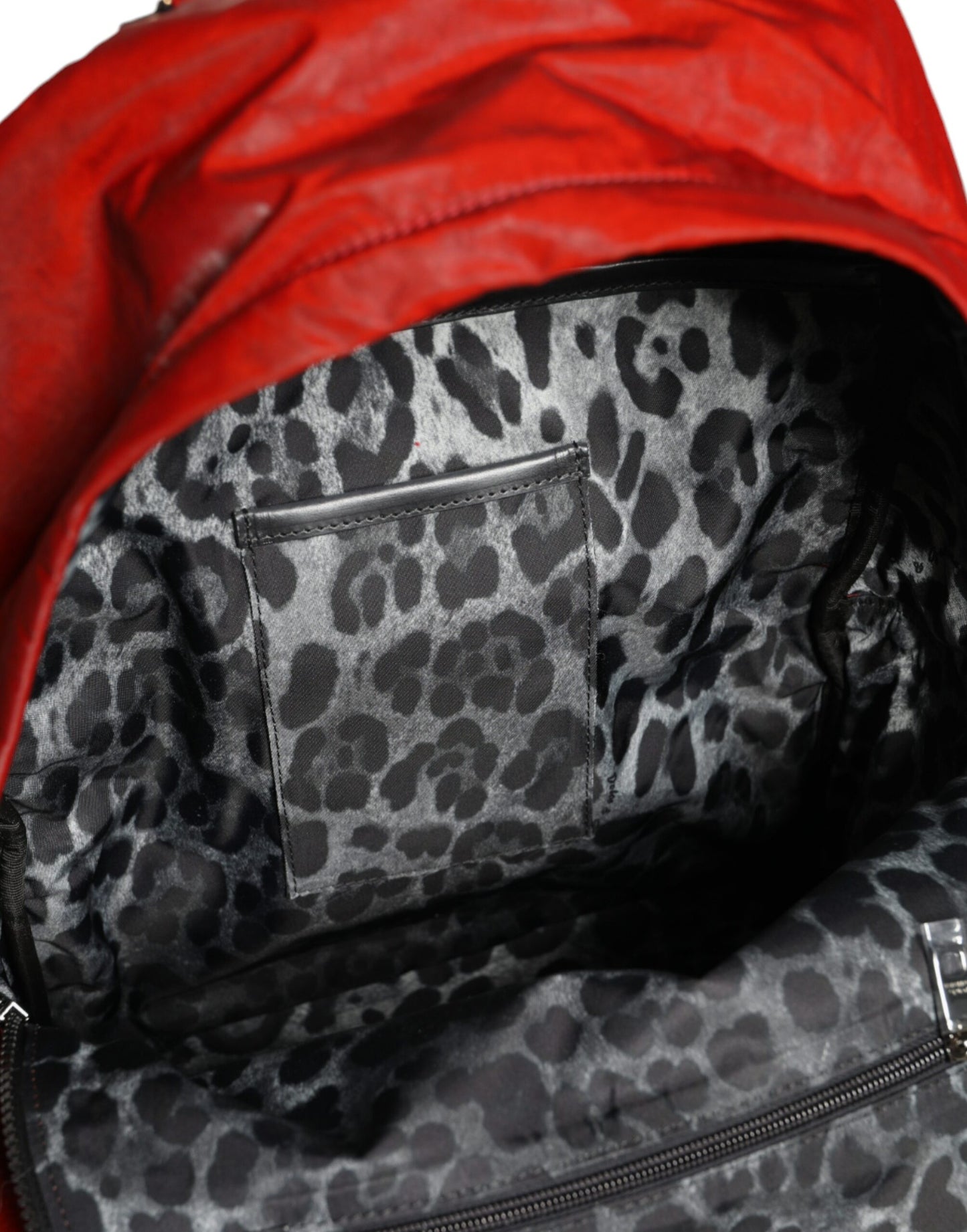 Red Patent Leather Logo Plaque Backpack Bag-Dolce & Gabbana-LabelTerrace.com