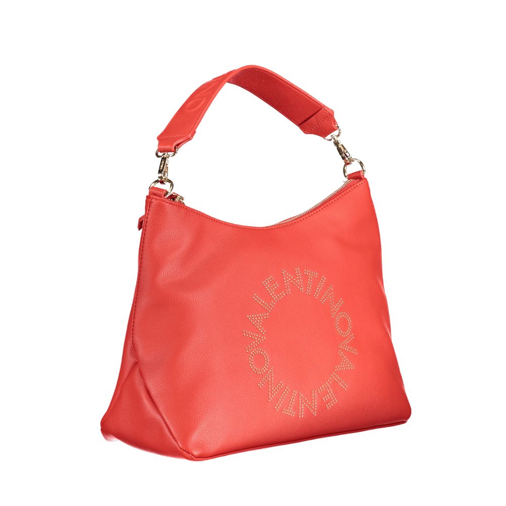 Red Polyethylene Handbag-Mario Valentino-LabelTerrace.com
