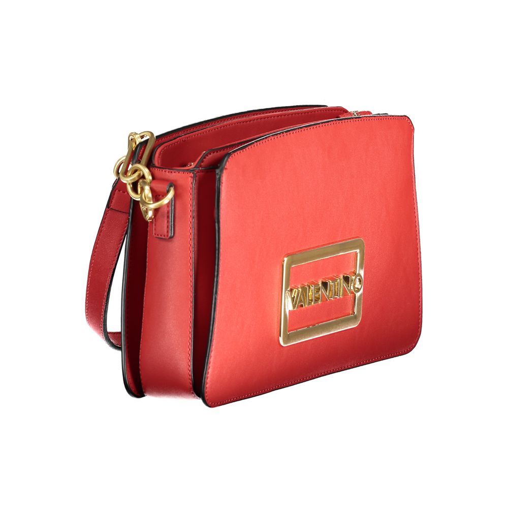Red Polyethylene Handbag-Mario Valentino-LabelTerrace.com
