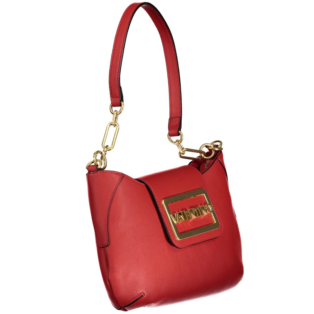 Red Polyethylene Women Handbag-Mario Valentino-LabelTerrace.com