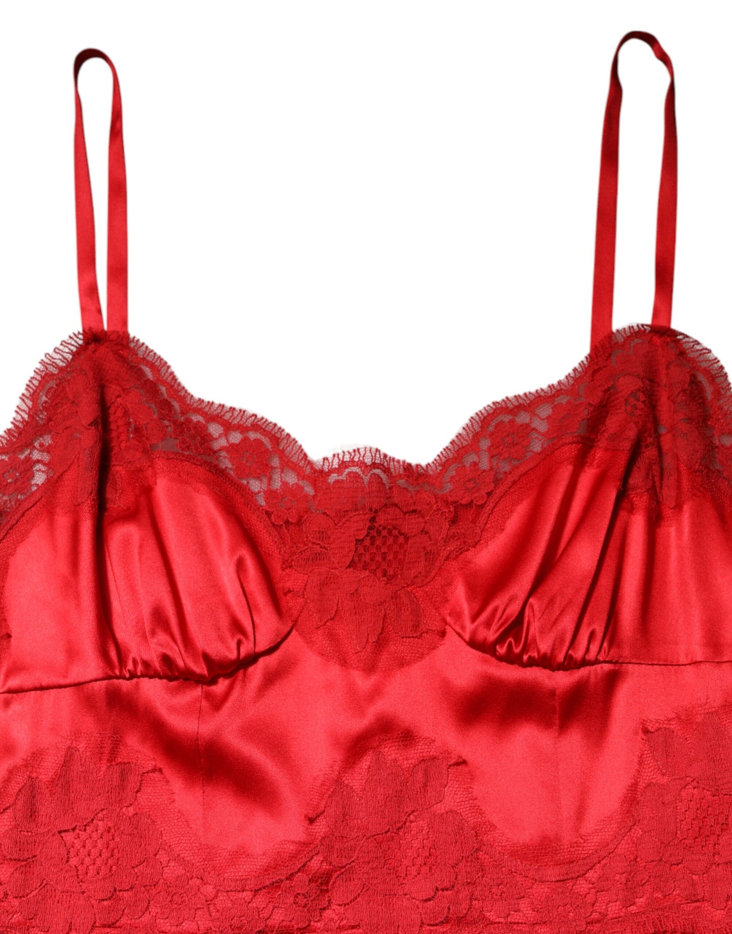 Red Silk Sleeveless Maxi Long Dress-Dolce & Gabbana-LabelTerrace.com