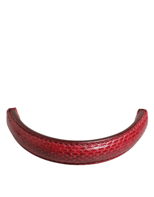 Red Small Ayers Leather Bag Handle Women Shoulder Strap-Dolce & Gabbana-LabelTerrace.com