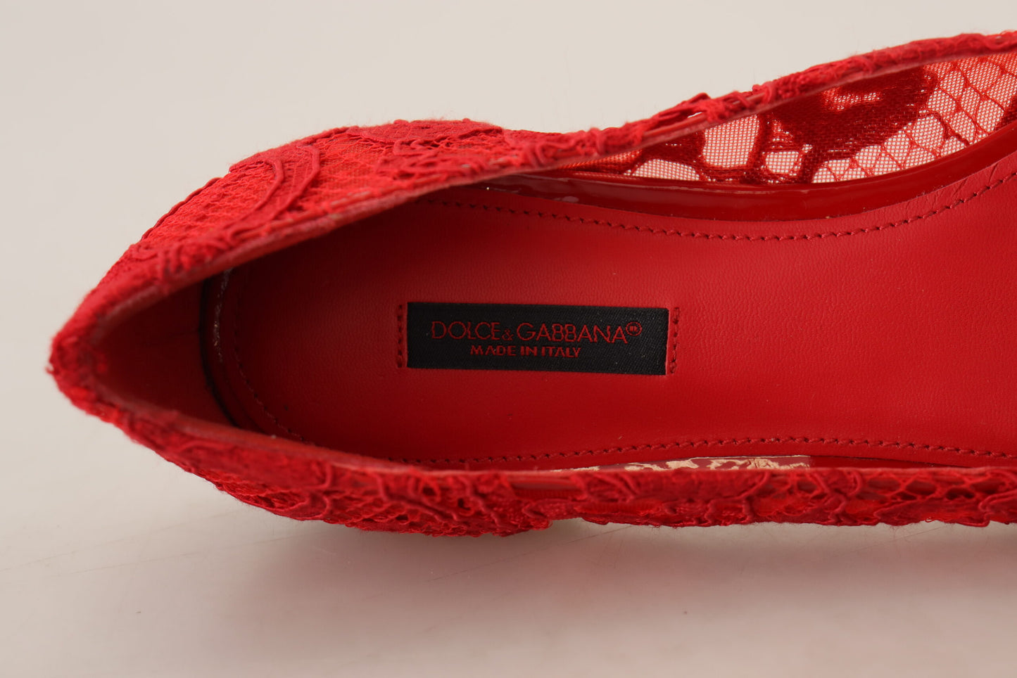 Red Taormina Crystals Loafers Flats Shoes-Dolce & Gabbana-LabelTerrace.com