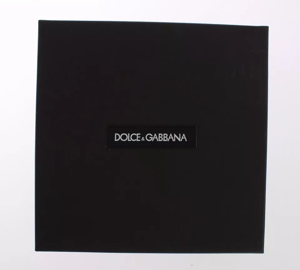 Red Yellow Raffia Leather Clasp Finder Keyring Keychain-Dolce & Gabbana-LabelTerrace.com