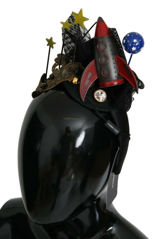 عصابة رأس تاج كريستال الصواريخ على شكل نجوم