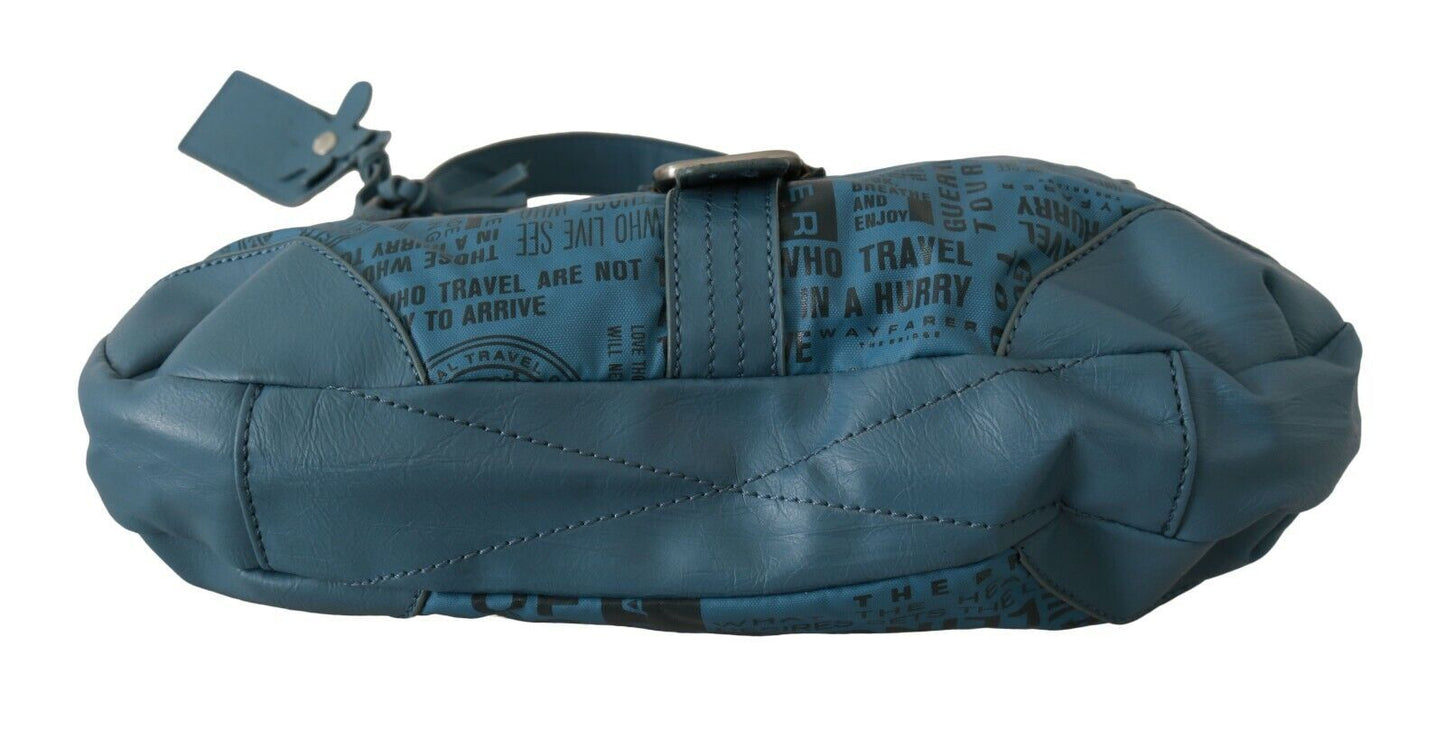 Shoulder Handbag Printed Purse Women Blue-WAYFARER-LabelTerrace.com