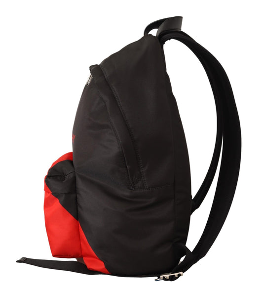 Sleek Urban Backpack in Black and Red-Givenchy-LabelTerrace.com