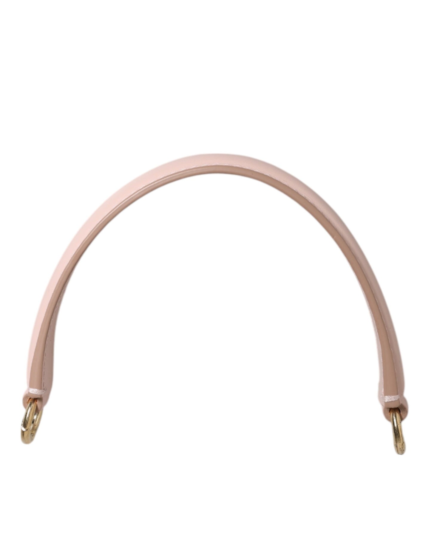 Strap Pink Leather Gold Tone Big Bag Handle Shoulder Strap-Dolce & Gabbana-LabelTerrace.com