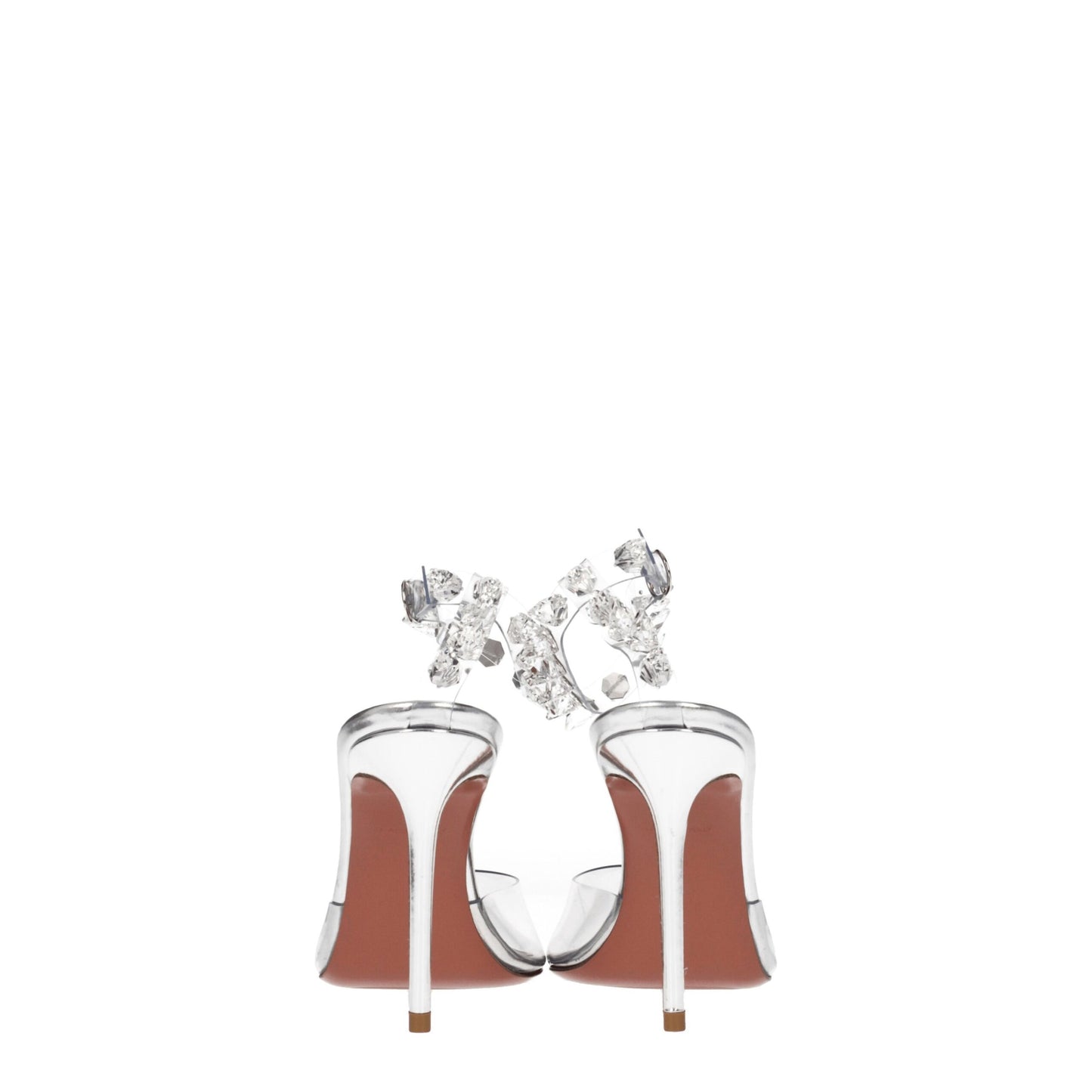 Transparent Pvc High Heel Pumps-Amina Muaddi-LabelTerrace.com