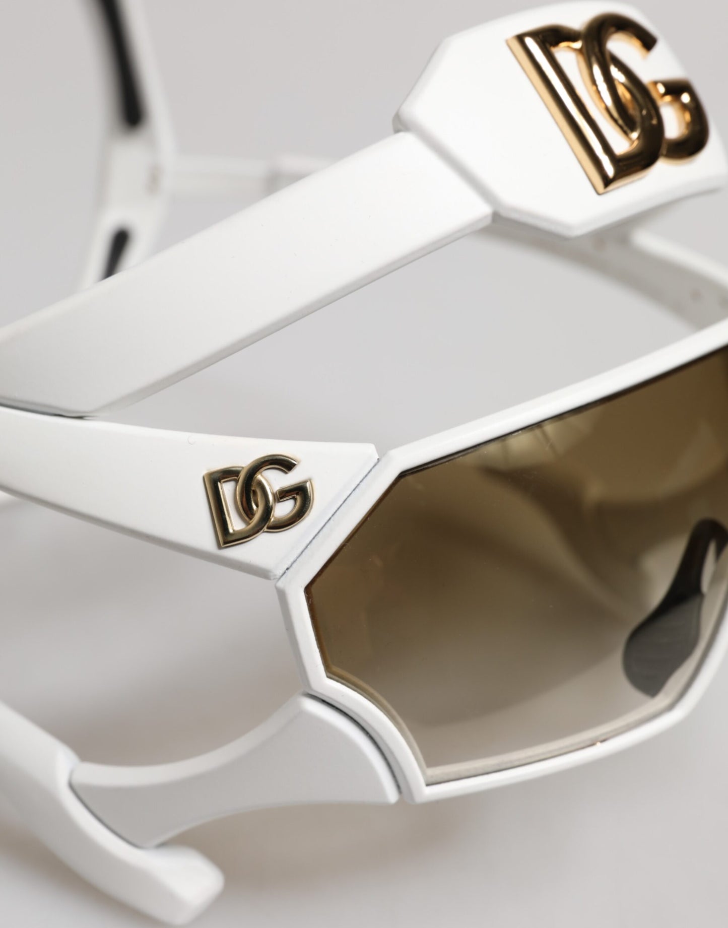 White Acetate Next Generation Mask Eyewear Sunglasses-Dolce & Gabbana-LabelTerrace.com