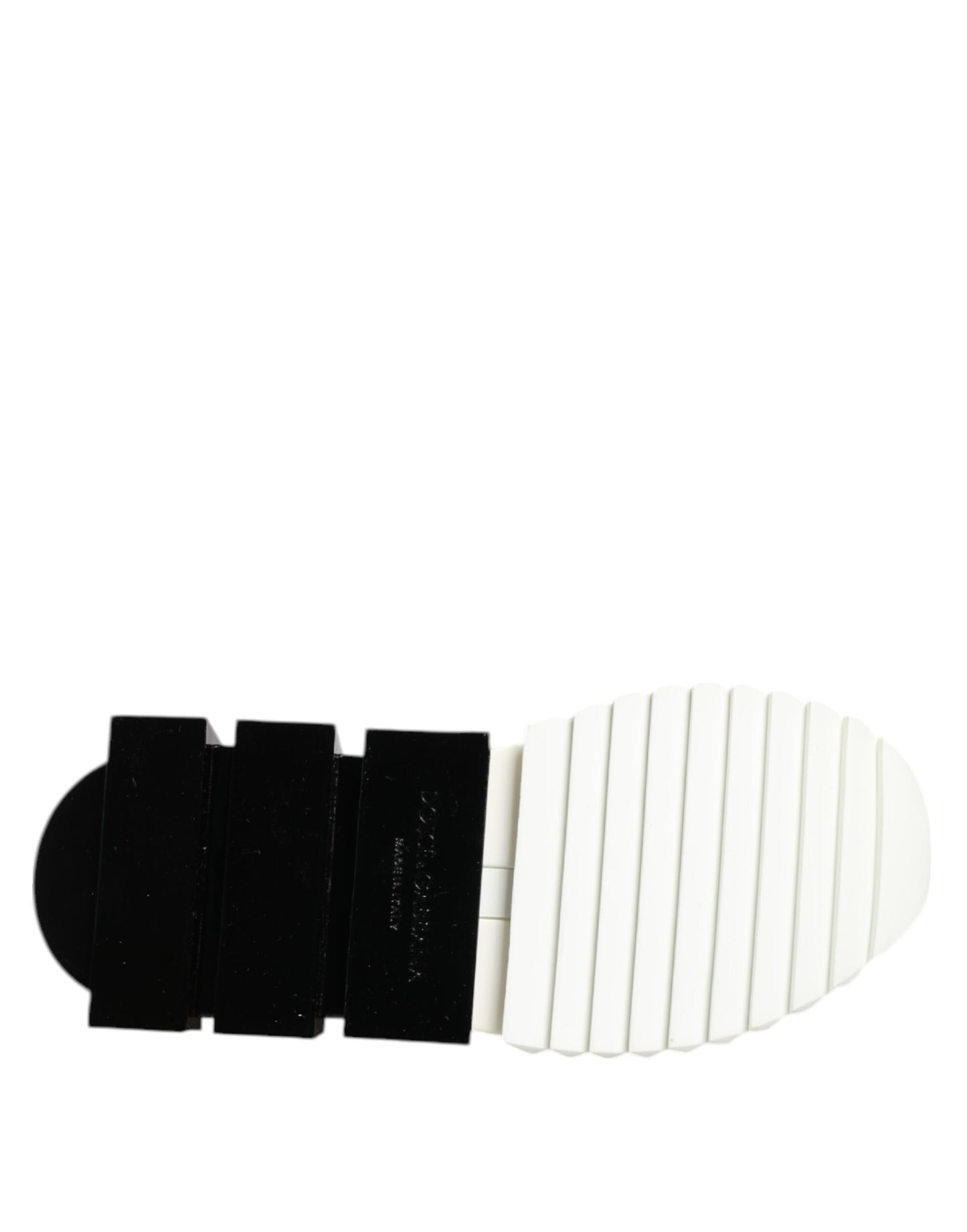 White Black Low Top Sorrento Sneakers Shoes-Dolce & Gabbana-LabelTerrace.com