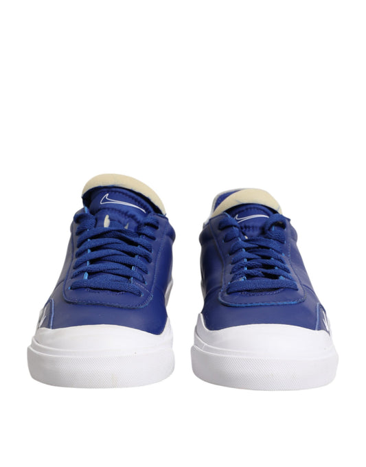 White Blue Lace Up Low Top Drop-Type PRM Sneakers Shoes-Nike-LabelTerrace.com