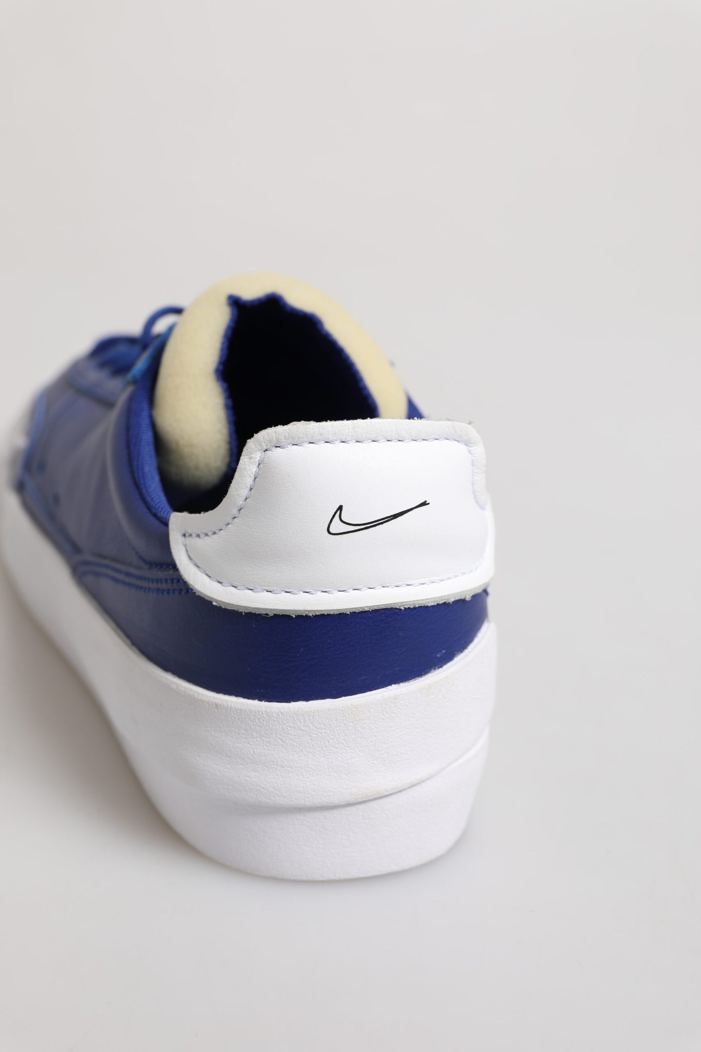 White Blue Lace Up Low Top Drop-Type PRM Sneakers Shoes-Nike-LabelTerrace.com
