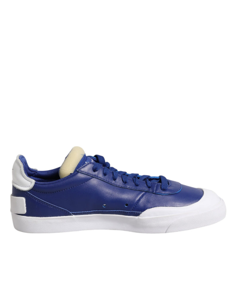 White Blue Lace Up Low Top Drop-Type PRM Sneakers Shoes-Nike-LabelTerrace.com