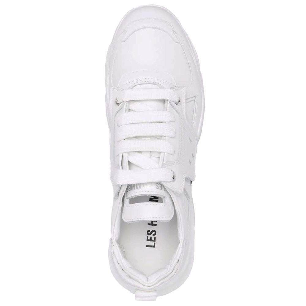 White Calfskin Men Sneaker-Les Hommes-LabelTerrace.com