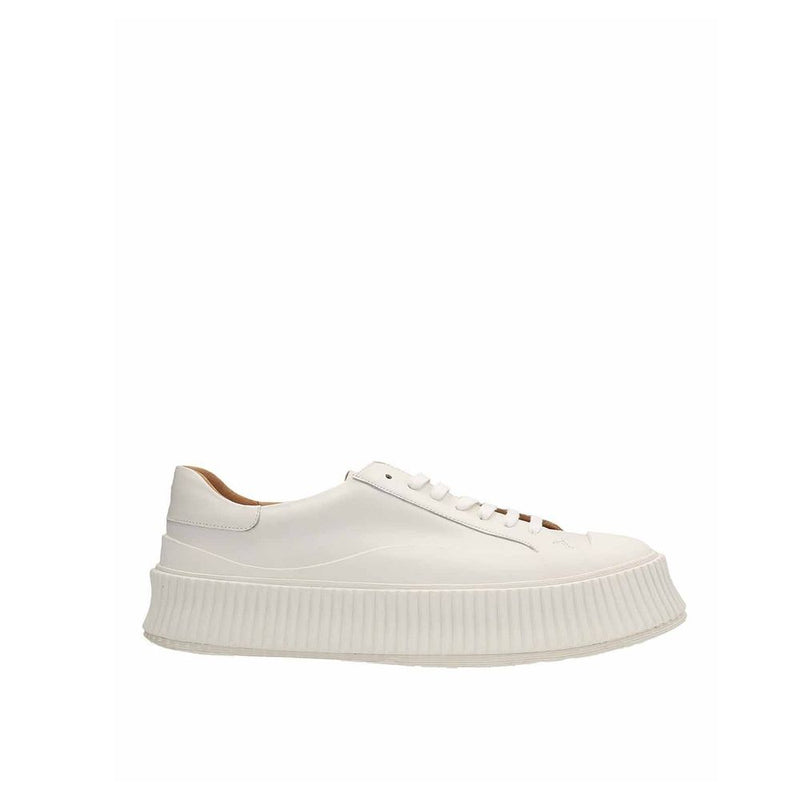 Maxi Sole Leather Sneakers