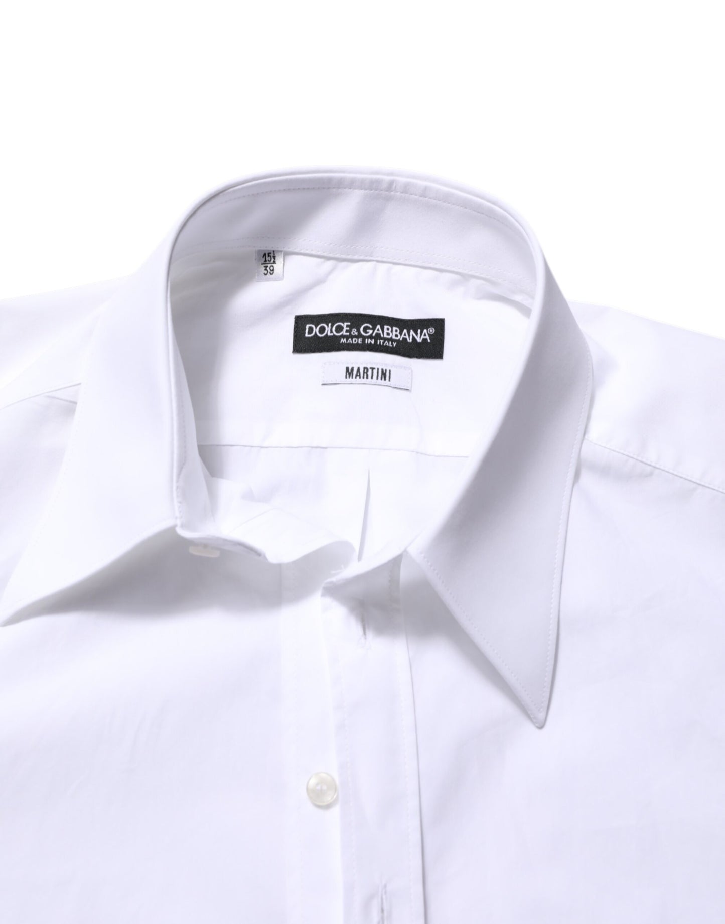White Cotton MARTINI Men Formal Dress Shirt