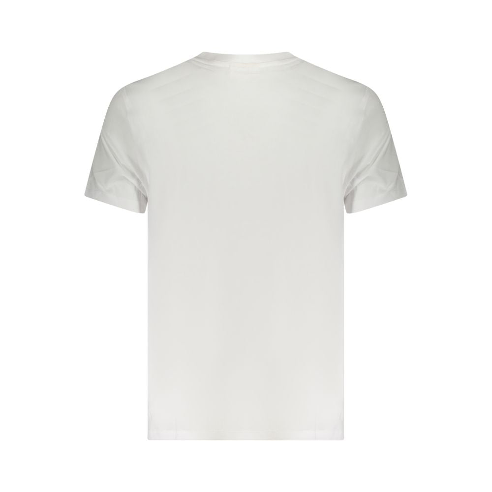 White Cotton Men T-Shirt