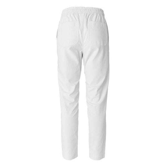 White Cotton Men's Pant-Alpha Studio-LabelTerrace.com