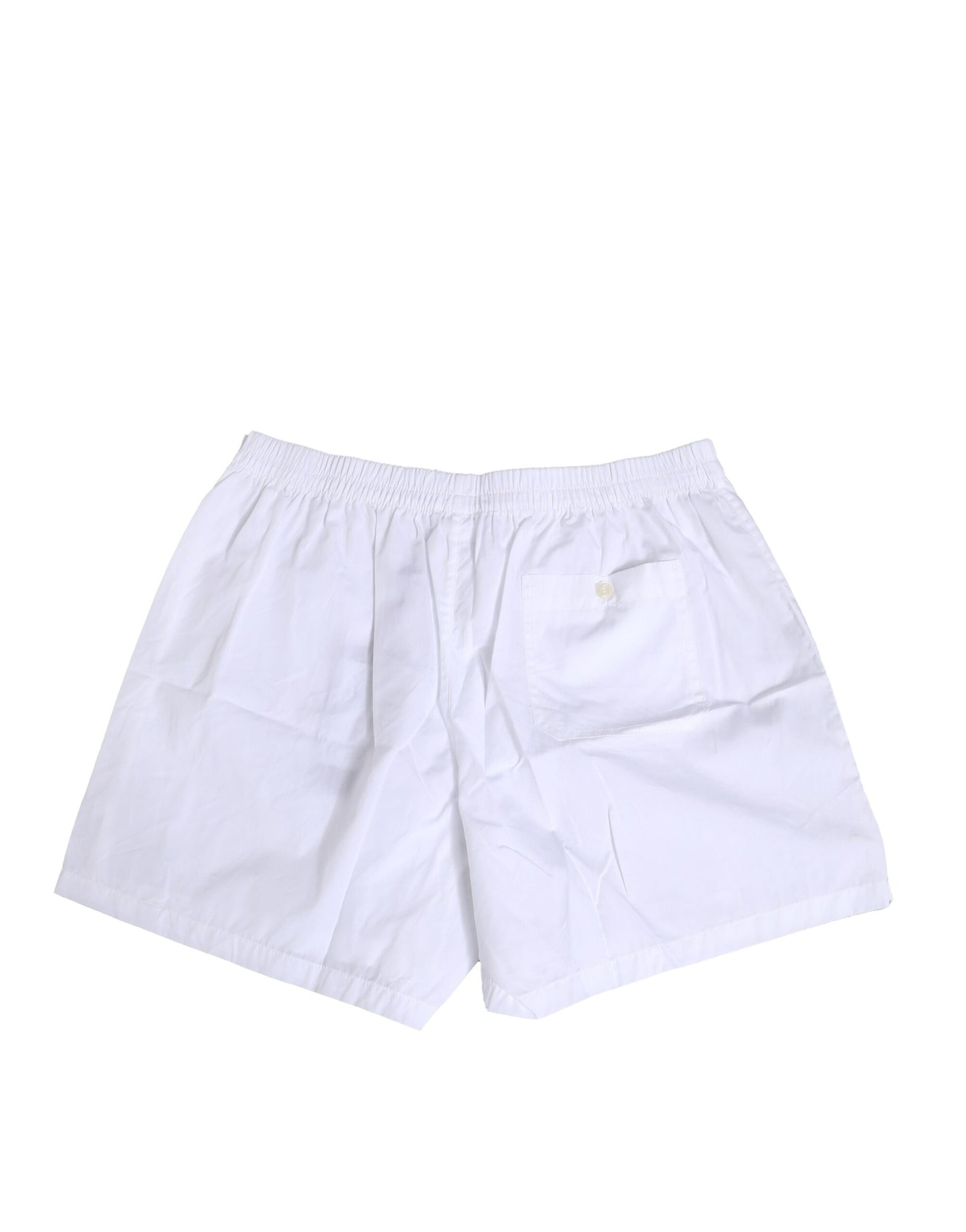 White Cotton Regular Boxer Shorts Underwear-Dolce & Gabbana-LabelTerrace.com