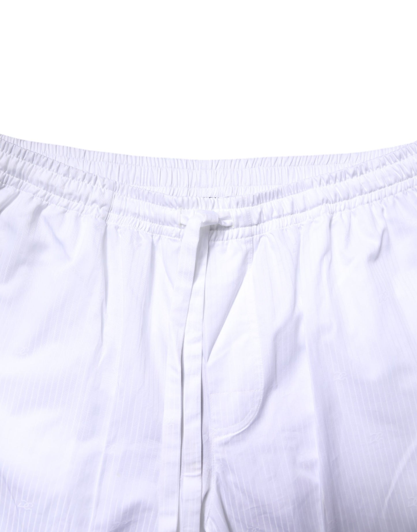 White Cotton Shirt Pants Pajama Set Sleepwear-Dolce & Gabbana-LabelTerrace.com