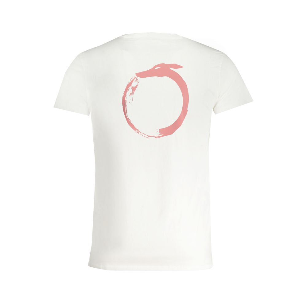 White Cotton T-Shirt-Trussardi-LabelTerrace.com