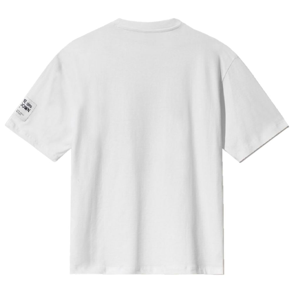 White Cotton T-Shirt-Comme Des Fuckdown-LabelTerrace.com