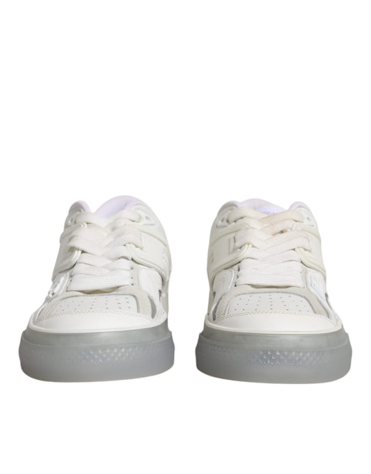 White DG Logo CUSTOM 2.Zero Sneakers Shoes-Dolce & Gabbana-LabelTerrace.com