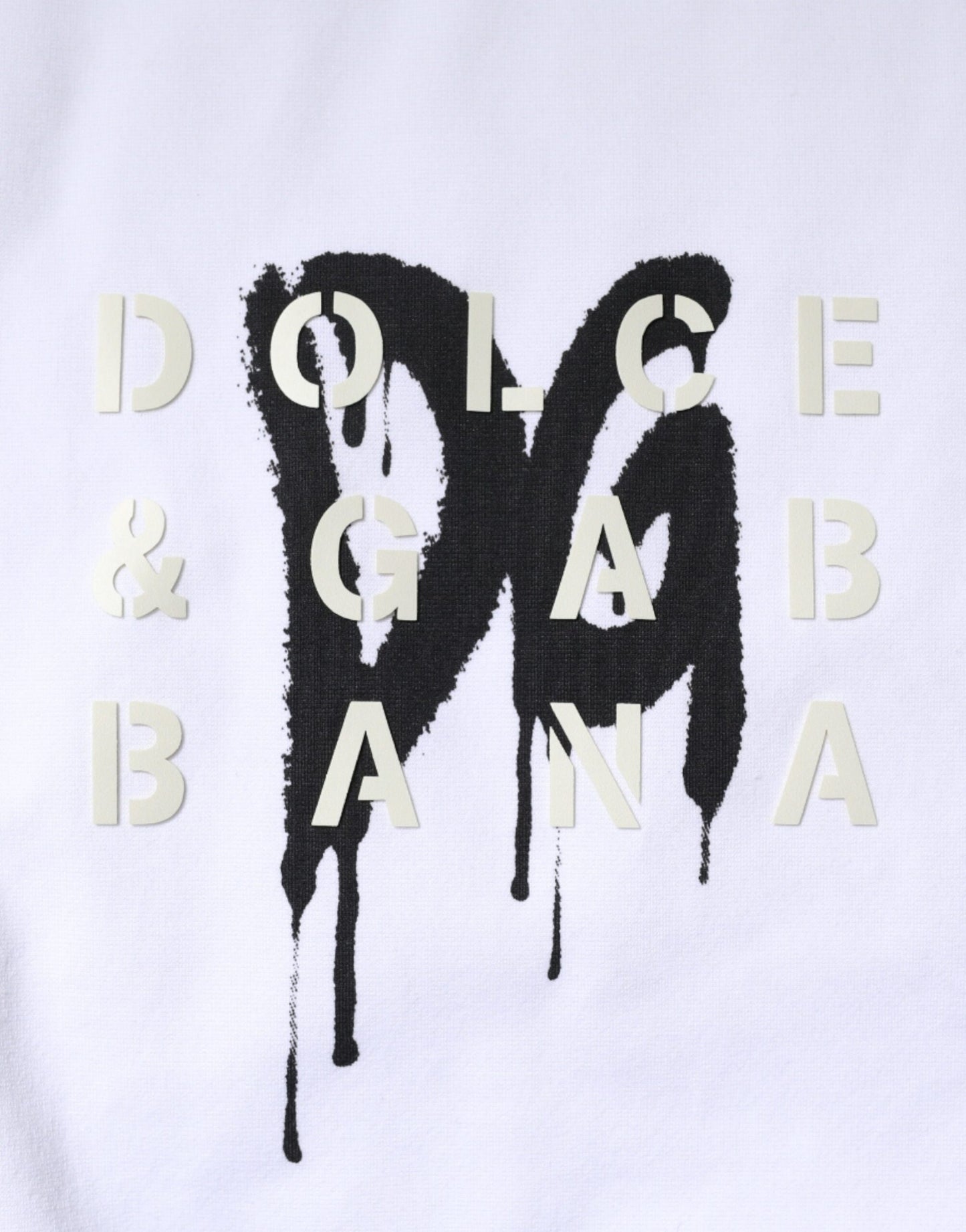 White DG Logo Cotton Crew Neck T-shirt-Dolce & Gabbana-LabelTerrace.com