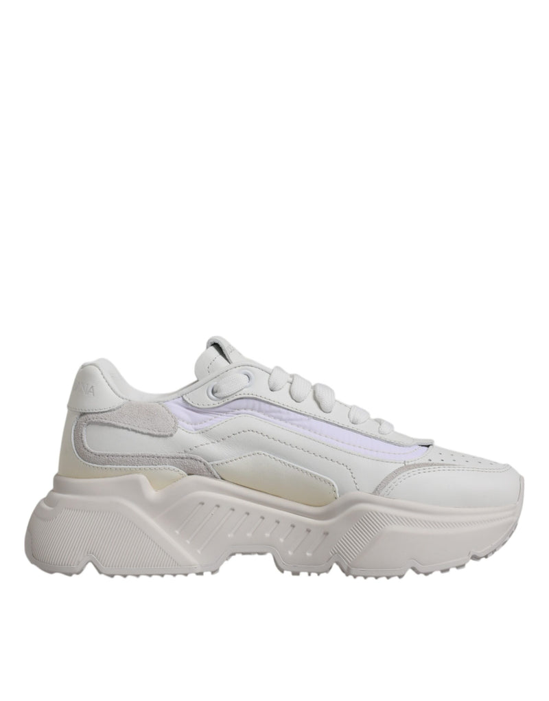 White Daymaster Low Top Sneakers Shoes-Dolce & Gabbana-LabelTerrace.com