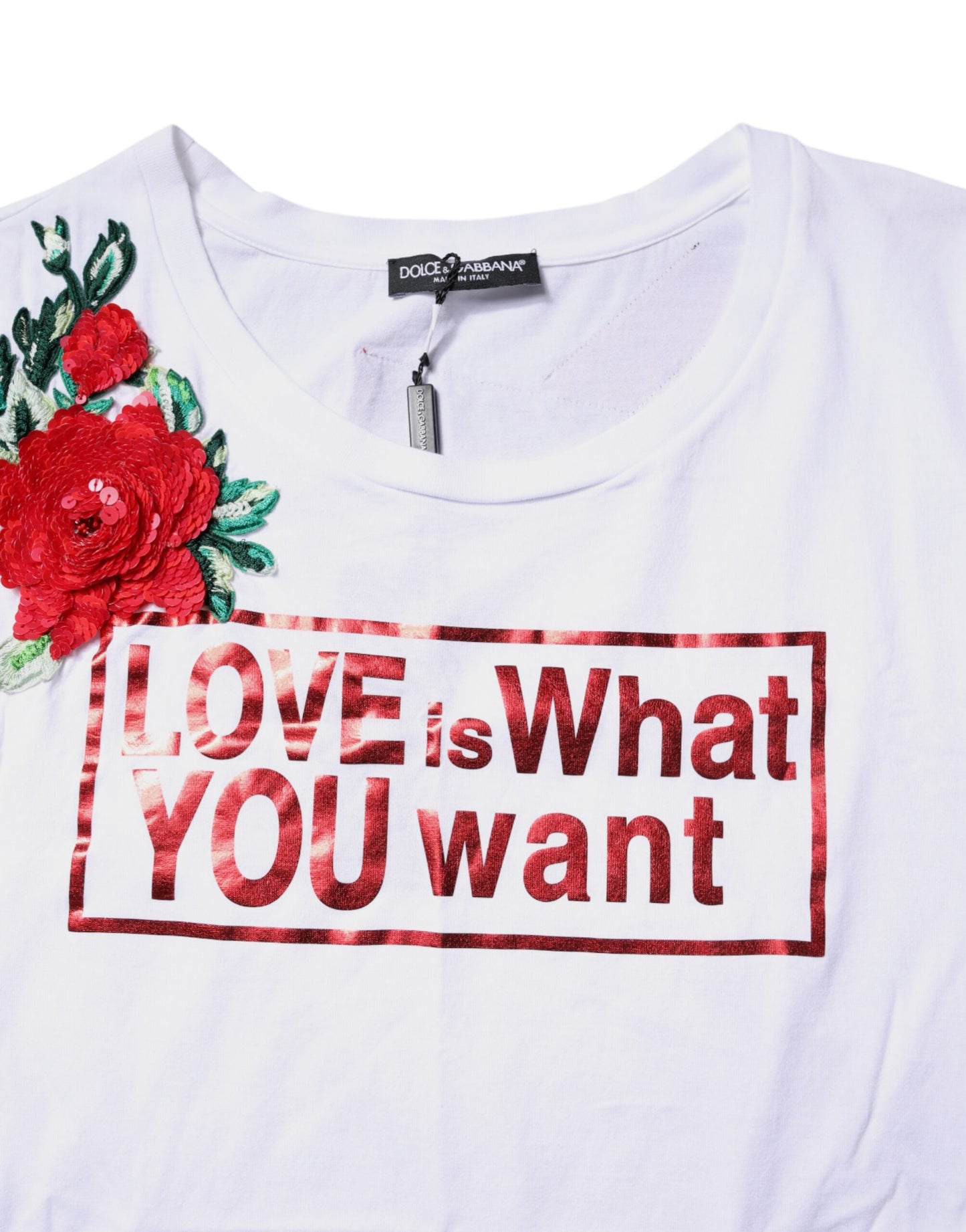 White Floral Graphic Print Sleeveless Tank Top-Dolce & Gabbana-LabelTerrace.com