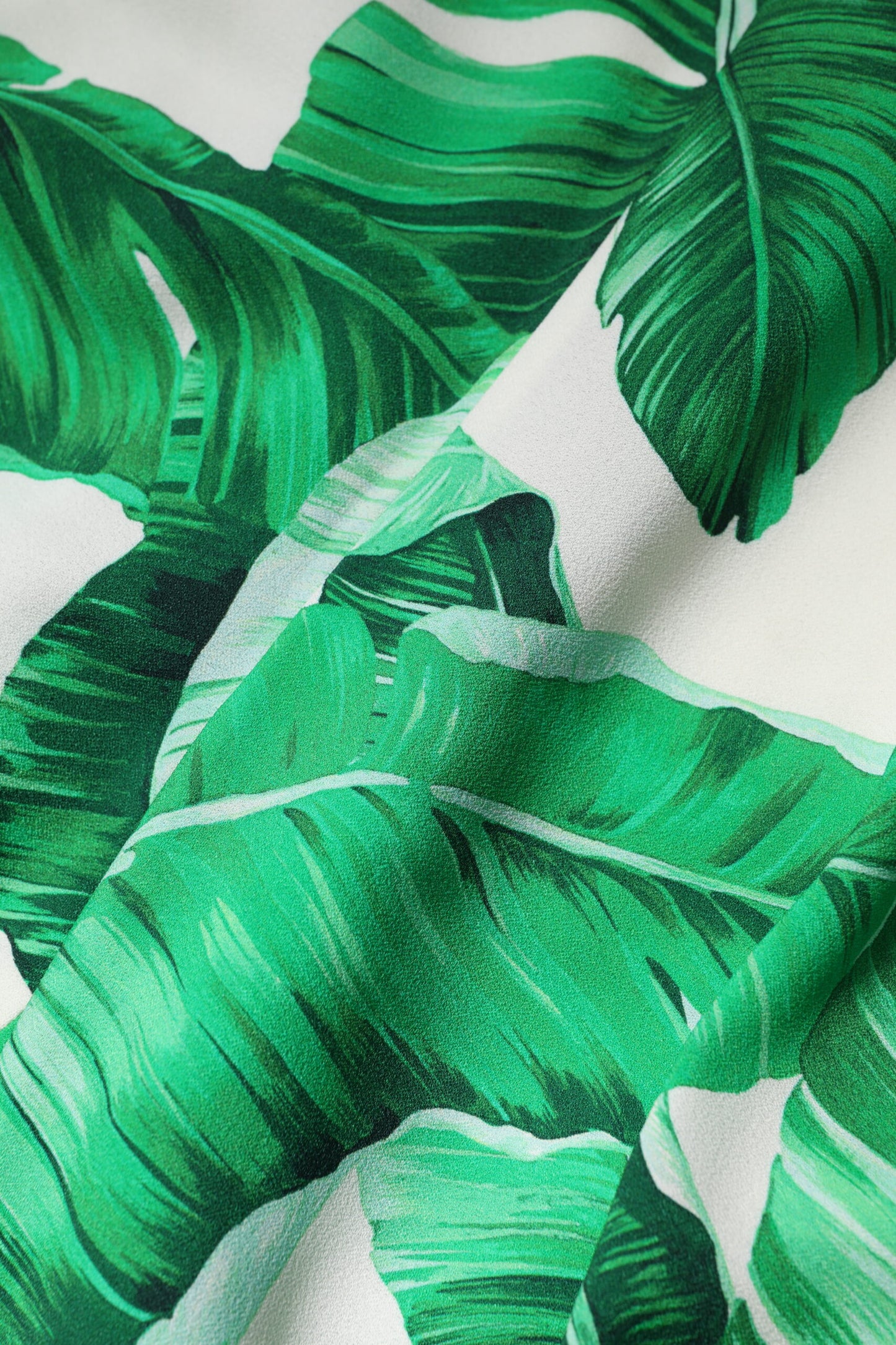 White Green Leaf High Waist Pants-Dolce & Gabbana-LabelTerrace.com